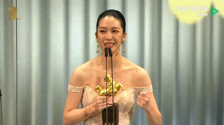 金馬58/王渝萱黑馬出線!勇奪最佳女配角 喊話台下前輩:看你們的戲長大