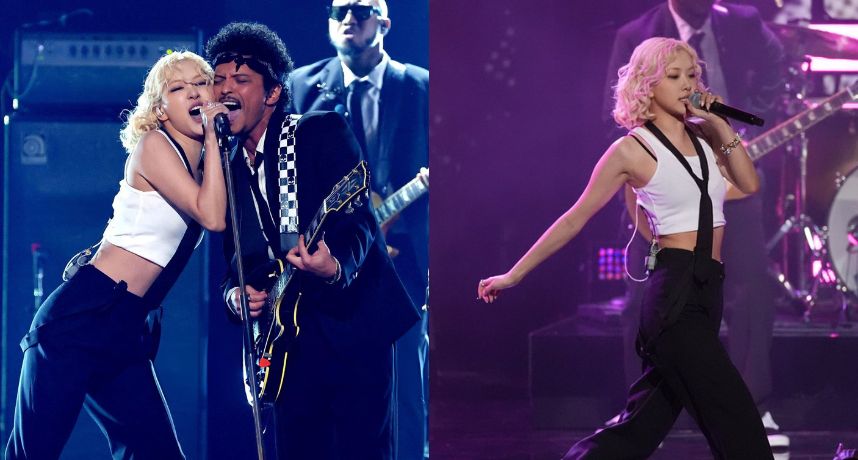 BLACKPINK Rosé 寫下歷史新篇章！合體 Bruno Mars 嗨唱《APT.》 成首位登上葛萊美的K-POP女歌手