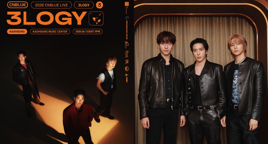 CNBLUE帶新輯《3LOGY》回歸 台北完售後6月高雄站開賣日曝光