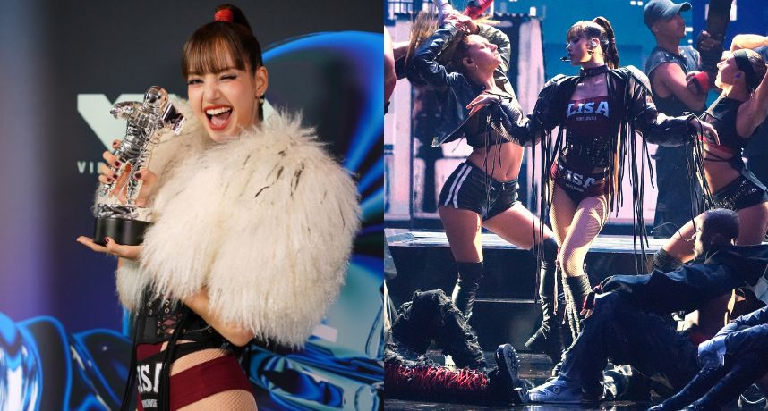Lisa首奪「最佳流行」創新紀錄！打敗泰勒絲、亞莉安娜淚灑VMA 嘟嘟車登台嗨唱新曲〈SaWaDiKa〉