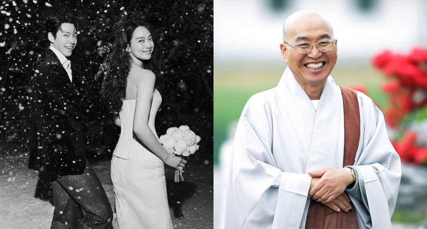 從抗癌到喜結連理！金宇彬、申敏兒婚禮證婚詞曝光　法輪法師揭「超越宗教的深刻緣分」