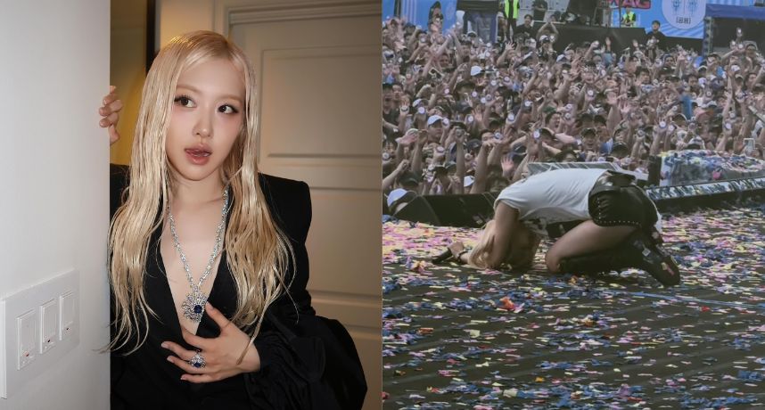 BLACKPINK Rosé驚喜現身PSY演唱會　舞台行大禮動人告白粉絲：「謝謝大家的喜愛」