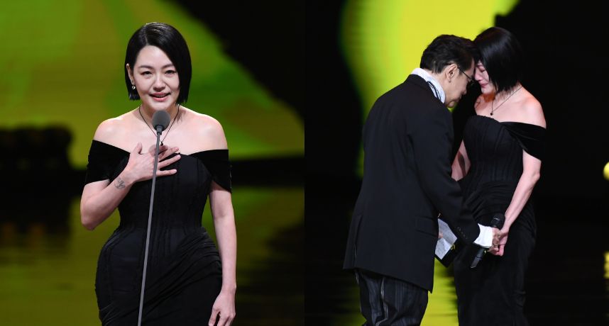 金鐘60／小S身穿黑色禮服現身！ 現場清唱〈姐妹情深〉蔡康永哽咽：「妳做到了」