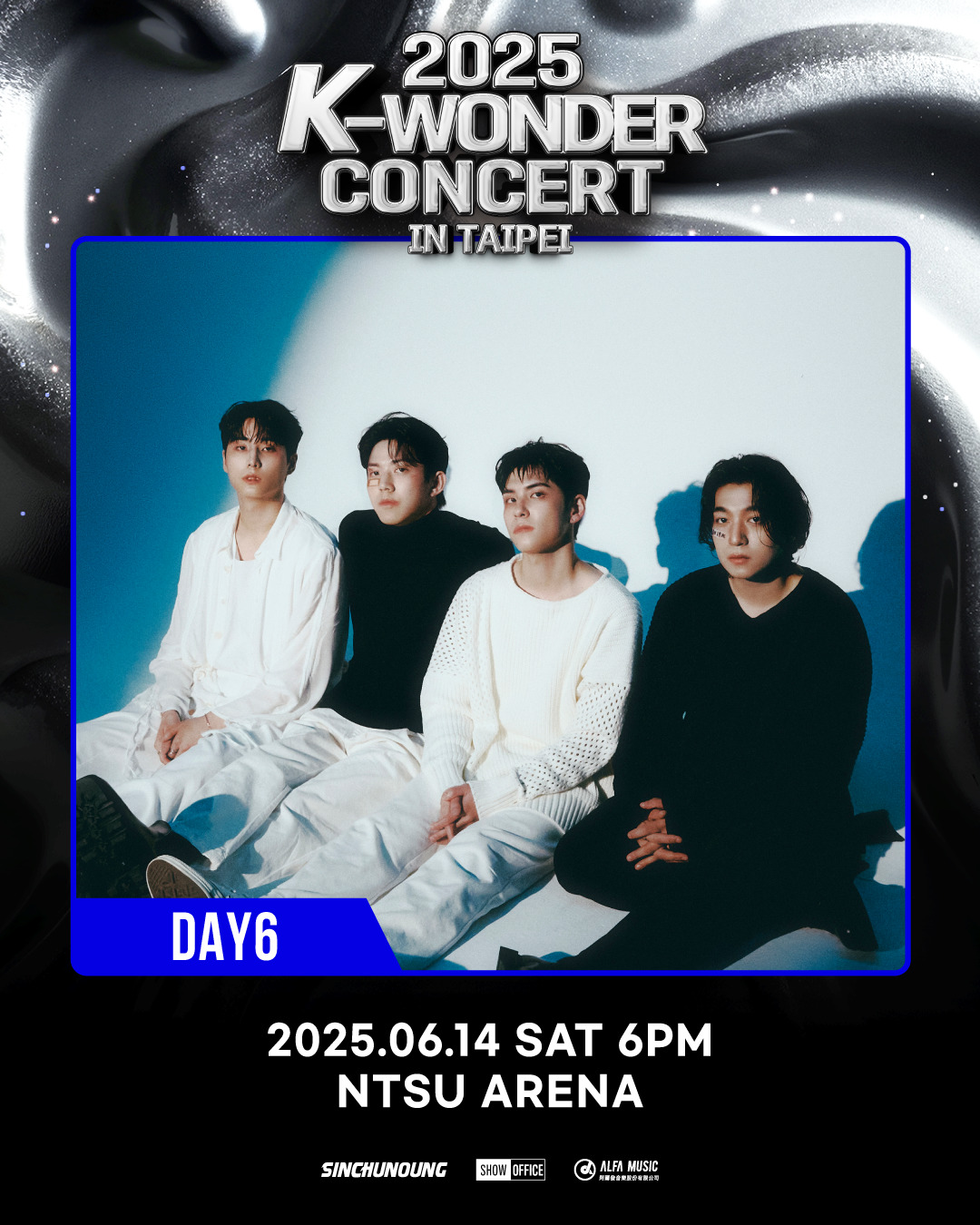 DAY6、泰民、玟星、BADVILLAIN齊聚!《2025 K-WONDER演唱會》來襲 今夏最強韓流陣容6月唱進林口