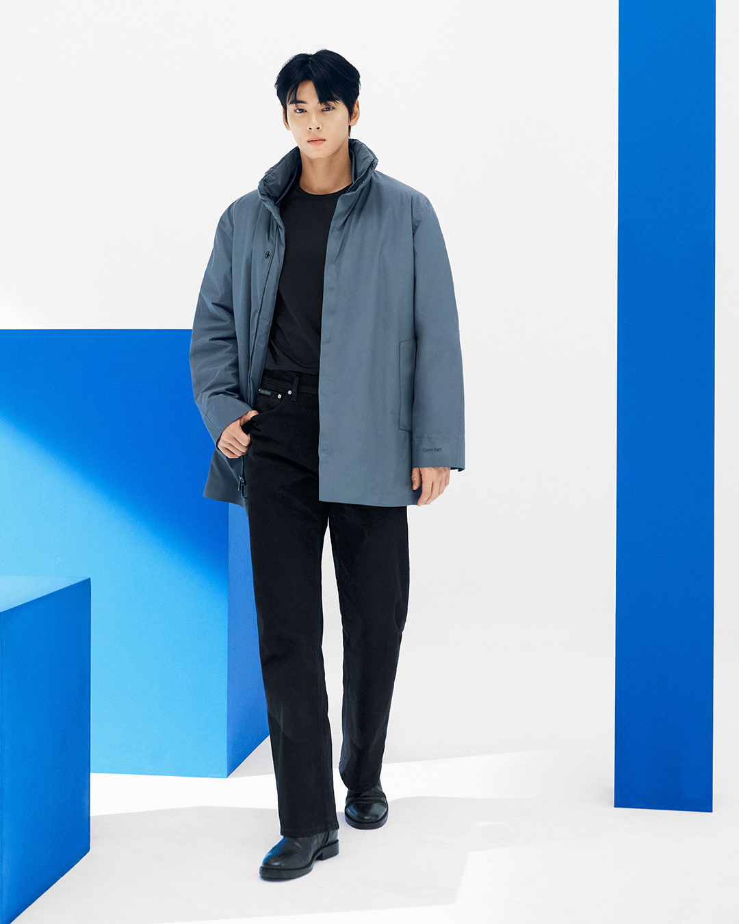韓國男星車銀優自信演繹Calvin Klein秋季外套系列