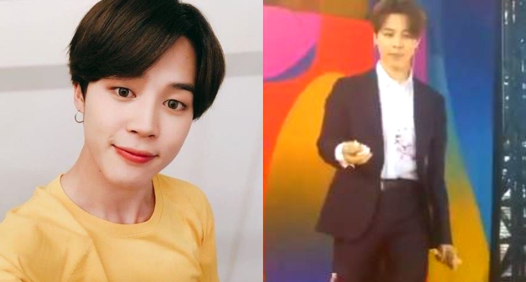 美國阿米淋雨等BTS！Jimin從後台出來　「親手遞暖暖包」粉絲公開暖心畫面！