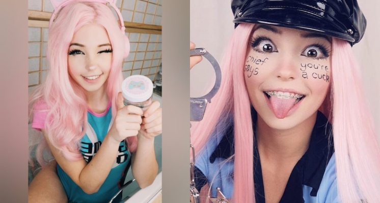 裸露色情違反規定！怪奇網紅「Belle Delphine」IG遭檢舉