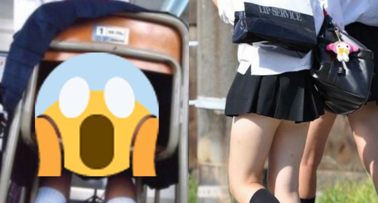 女同學短裙卡椅背...「兩顆美臀撸出」！後座男同學怕了：是不是在暗示什麼