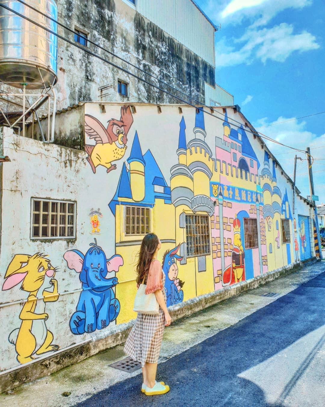 維尼粉一走進去就出不來了～台南最療癒的IG打卡景點—「小熊維尼彩繪村」