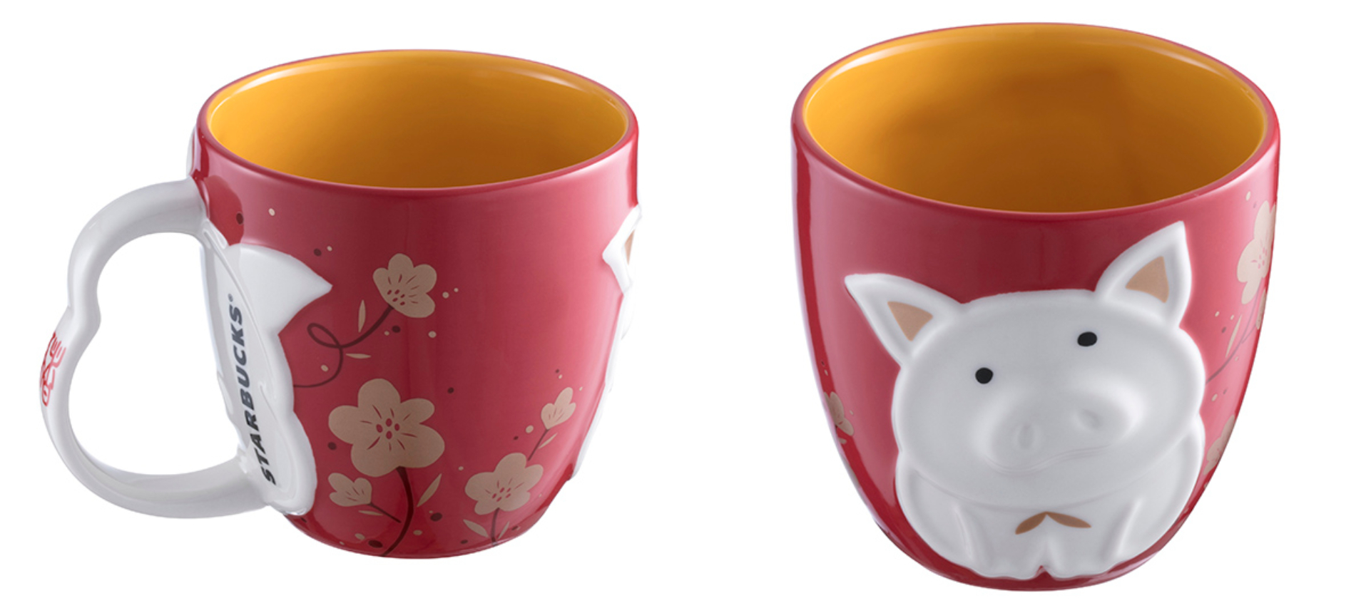 緊跟上韓國星巴克的腳步!台灣星巴克的粉紅豬周邊也超可愛~過年除了買一送一還有其他好康