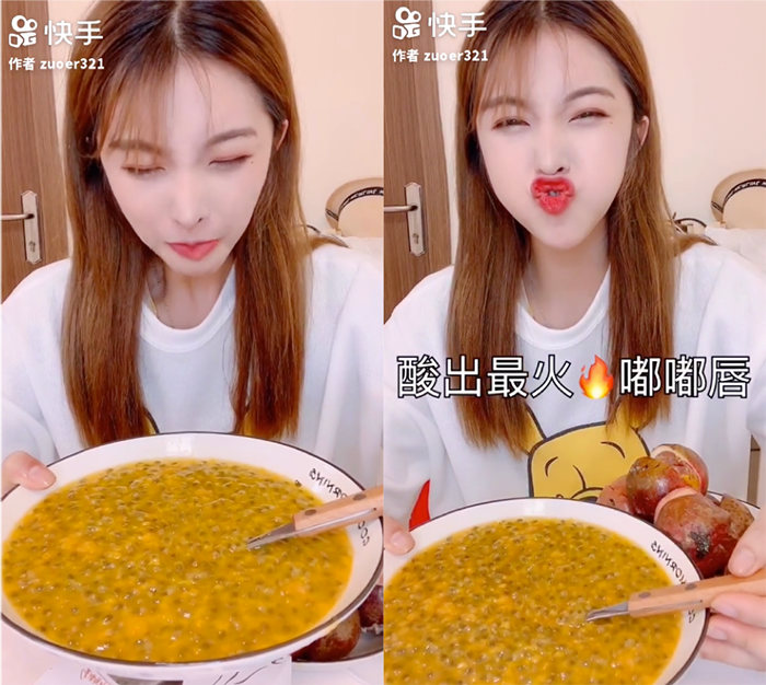 太想紅?「正妹網紅」直播「吃水溝青苔、腐爛百香果」 網傻眼:不要命了?