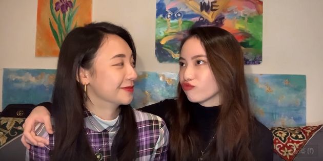 姨母笑停不下來!高顏值「拉拉戀」公開攻受關係 羞喊:被妳迷得團團轉