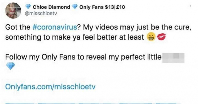 趁疫情搶撈瘟疫財！直播美眉脫衣標記「新冠病毒」甜喊：看我治肺炎～