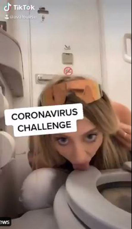 只有窮人才會得武漢肺炎！女網紅「大舔飛機馬桶」：拍完還比YA