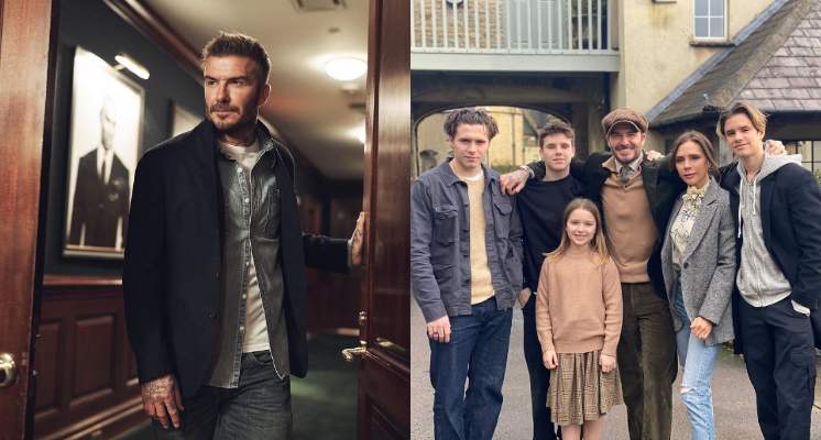 貝克漢光裸上身踢球！炸裂腹肌「打趴兒子鮪魚肉肚」　網：沒對比就沒傷害