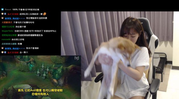 愛犬助攻!實況主「湘湘」彎腰曝光好風景 網嗨:是海溝!