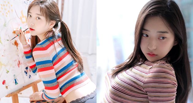 韓國「ㄦ字腰」睡衣領口掉下來！大啃炸雞「往前一彎」春光全外洩