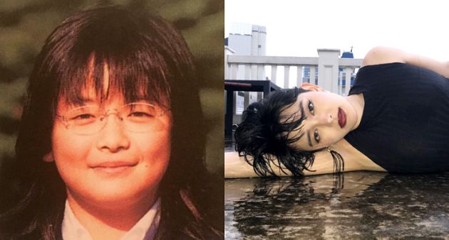 溫和資優生突變「叛逆暗黑女」！日本正妹公開學生舊照：完全不一樣