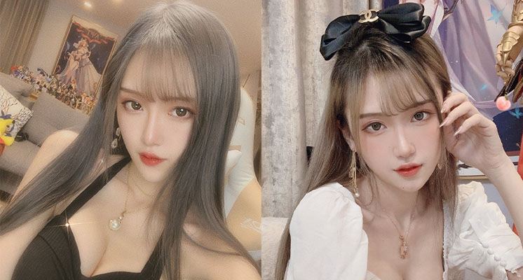 胸前小山太搶眼！實況兇妹「辣曬絲襪長腿」　網全暴動：我好了！