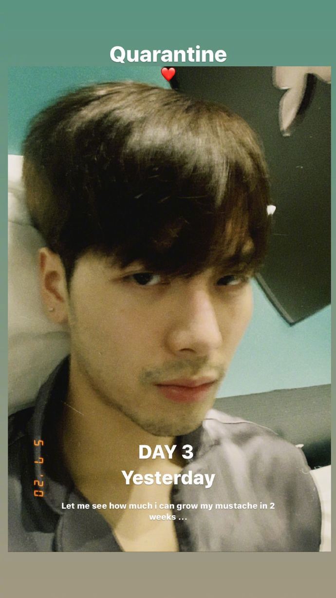 隔離大走鐘！王嘉爾「滿臉落腮鬍」挑戰犀利哥極限　網全嚇歪！