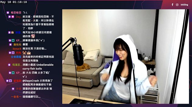 晃過頭!實況主小背心熱舞「長輩險失守」 網:我頭暈