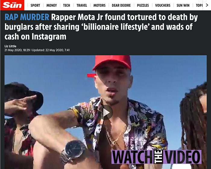 IG炫富引殺機！嘻哈歌手遭綁 2個月後慘死樹林