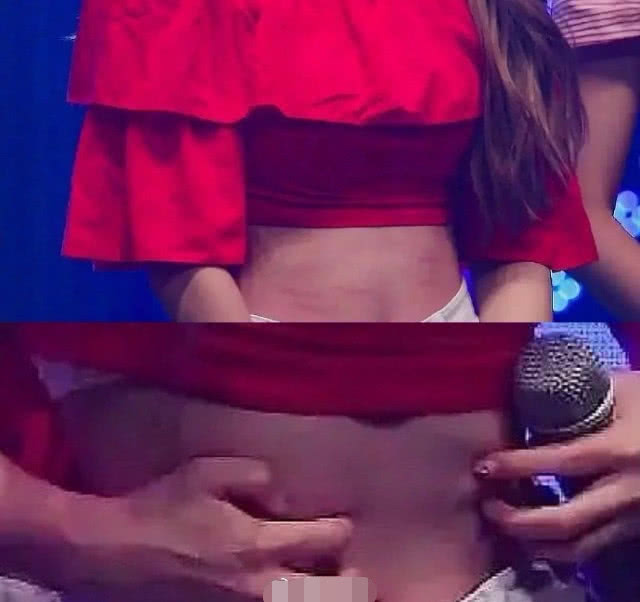 台上掀吳宣儀短版上衣!女偶像「突抓成員肚子」:指甲印超明顯