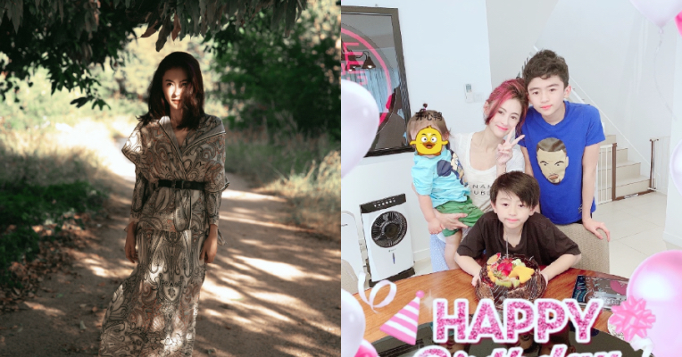 真面目曝光!張柏芝曬小兒子照 混血留言不攻自破