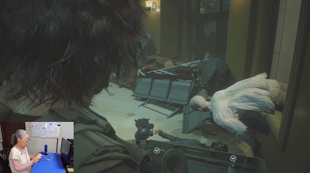 破金氏紀錄！90歲實況主爽玩《惡靈古堡》　網：阿嬤都比我厲害