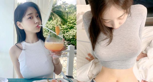 福利爆出!「ㄦ字腰」女神戶外不穿內內:春光全洩~