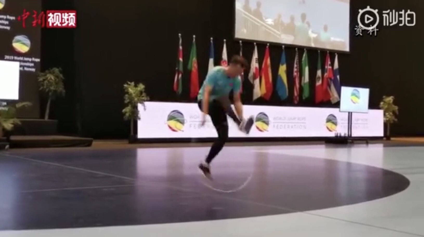 中國奇男狂練跳繩甩肉「減肥竟減進國家隊」 勇奪世界亞軍