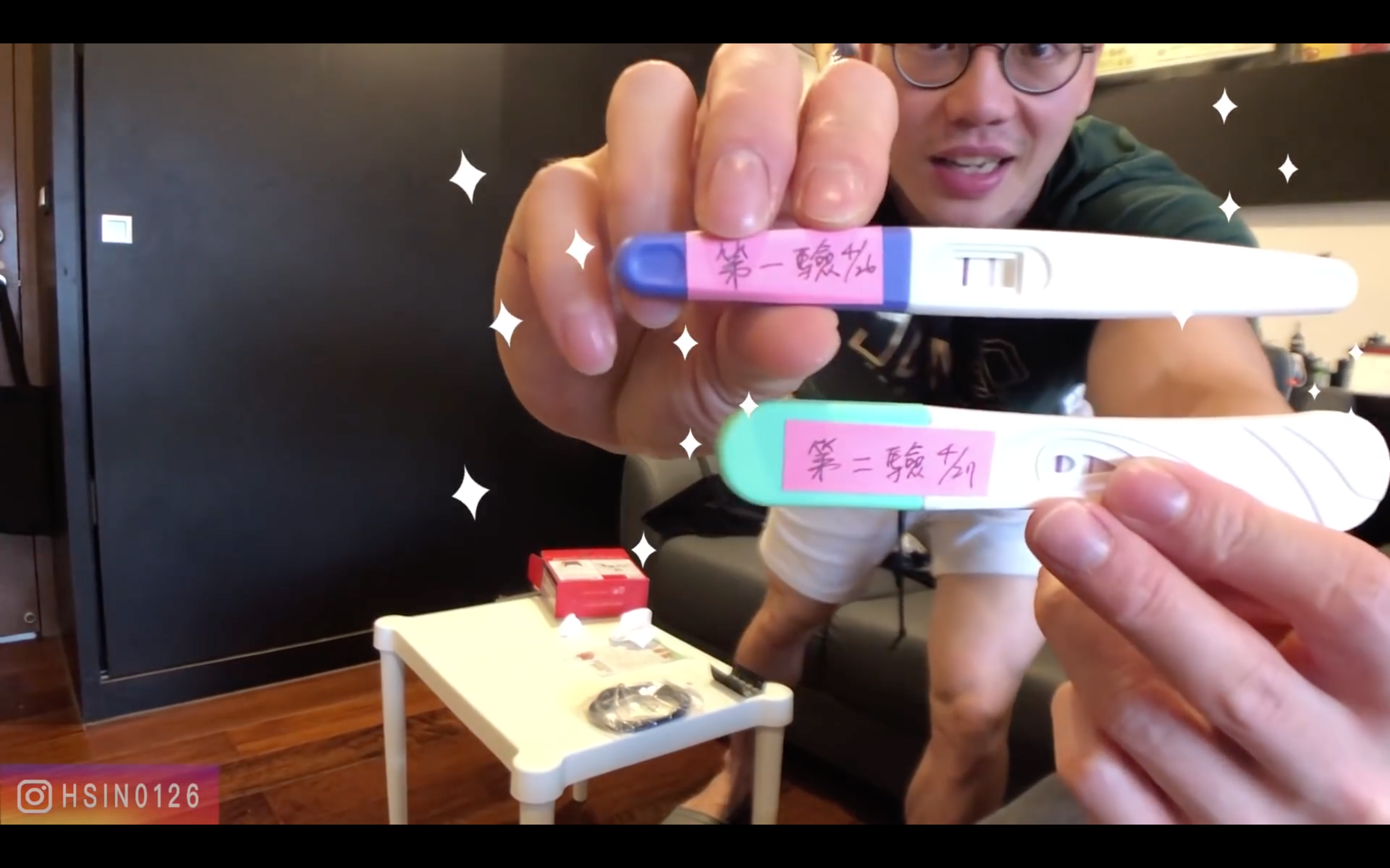 小H懷孕了！大H愣住頻問「真的假的」 網看完感動淚灑螢幕