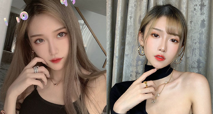 胸前UU溢出！實況兇妹「長腿抬高高」全看光　網噴血：是真的大