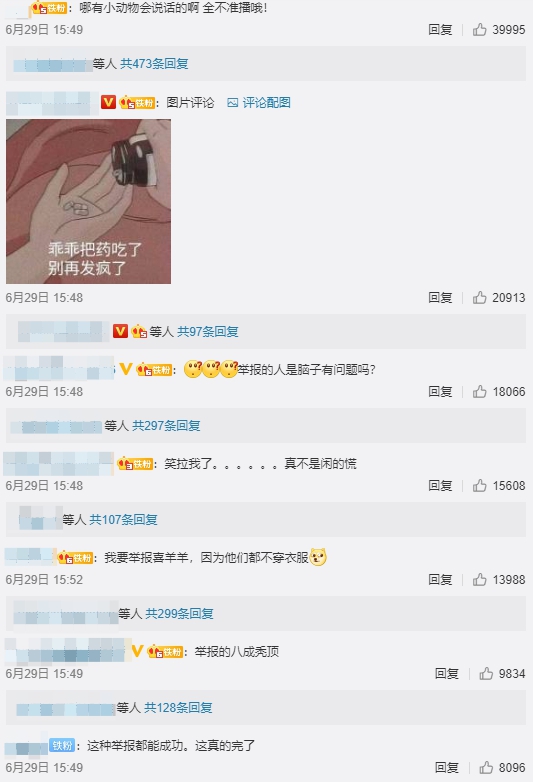 偶像染髮也不行？陸漫「慘被下架」　網氣炸：我要舉報喜羊羊，因為他們不穿衣服！