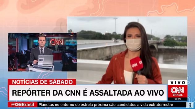 記者現場連線「突遇流浪漢」！「亮刀搶劫」全直播：網全嚇歪