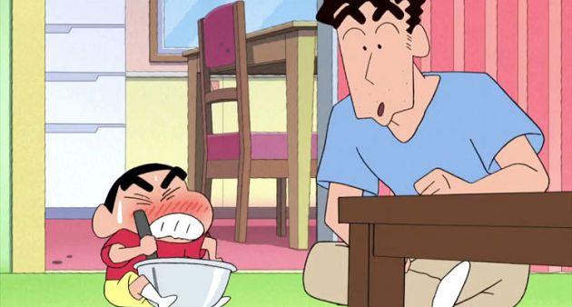 5歲就很會!小新和吉永老師「泡澡畫面」曝光 網全歪樓:真的好平