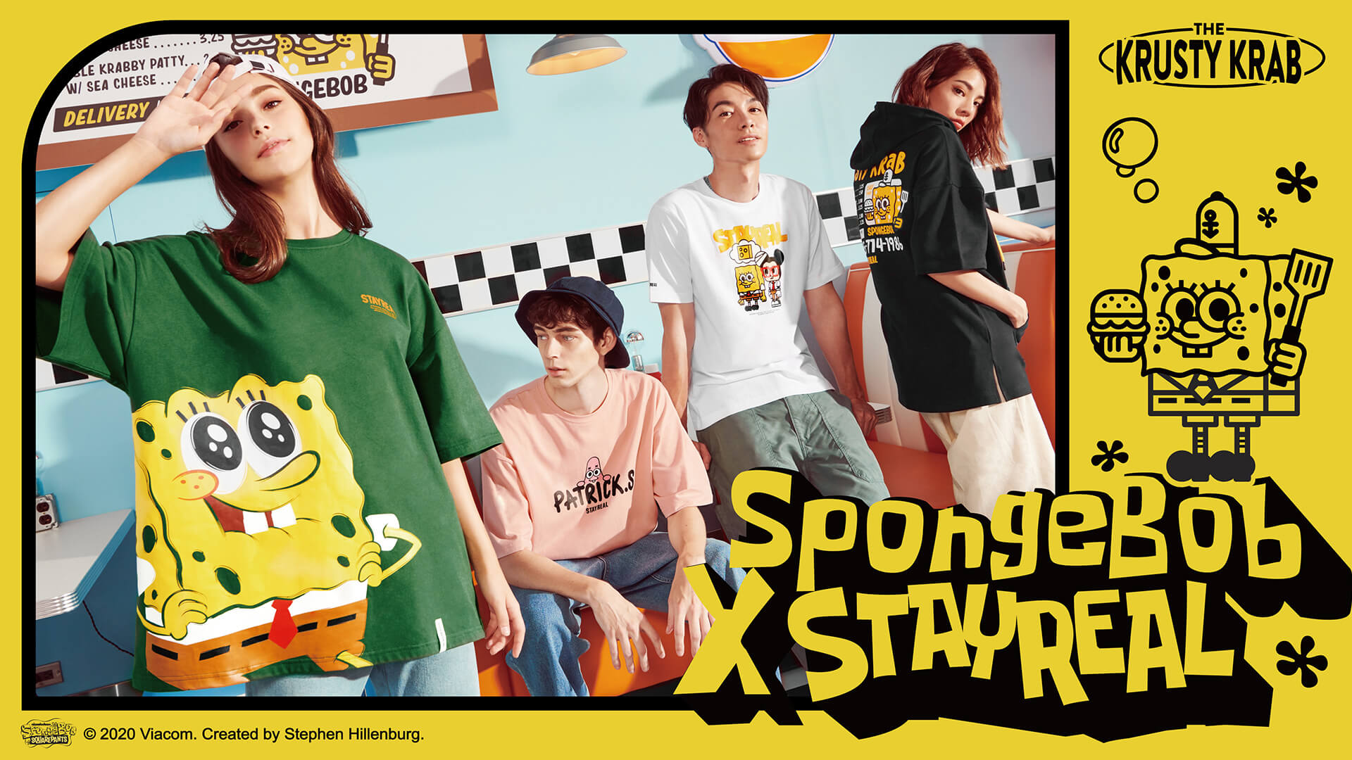 STAYREAL X 海綿寶寶強勢回歸!夏日必備「吸管杯、老帽」時尚登場