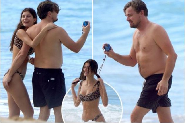李奧納多再爆走鐘！「大肚現形」帶嫩妹度假　網酸：回不去了