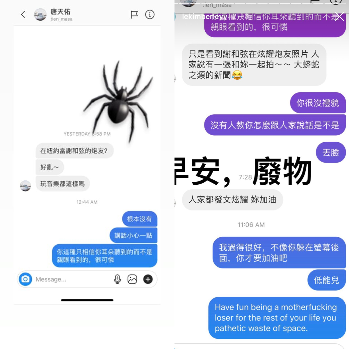 謝和弦紐約一夜情照片「驚見陳芳語」  她連發IG限時爆怒還槓上網友爆嗆：低能兒