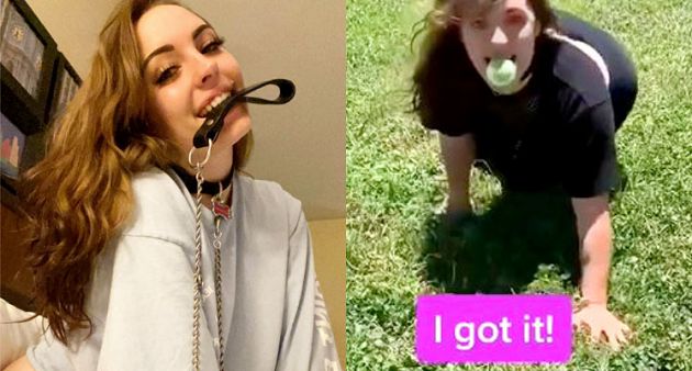 全職當狗！21歲正妹曝光「草地接球」影片：一個月收入破百萬