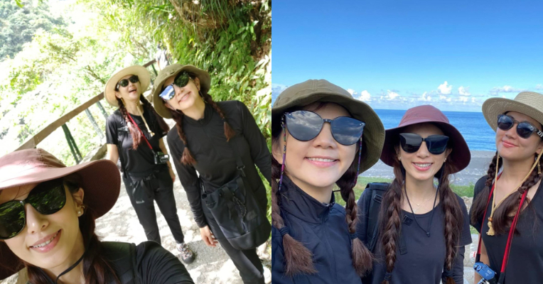 S.H.E同遊花蓮！姐妹裝還同髮型　網看3人合體：滿滿的感動