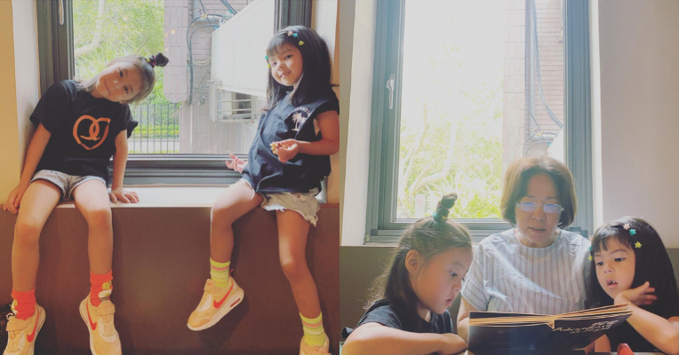 賈靜雯祖孫三代同框！IG曬高顏值美照　網敲碗：期待大姐合體