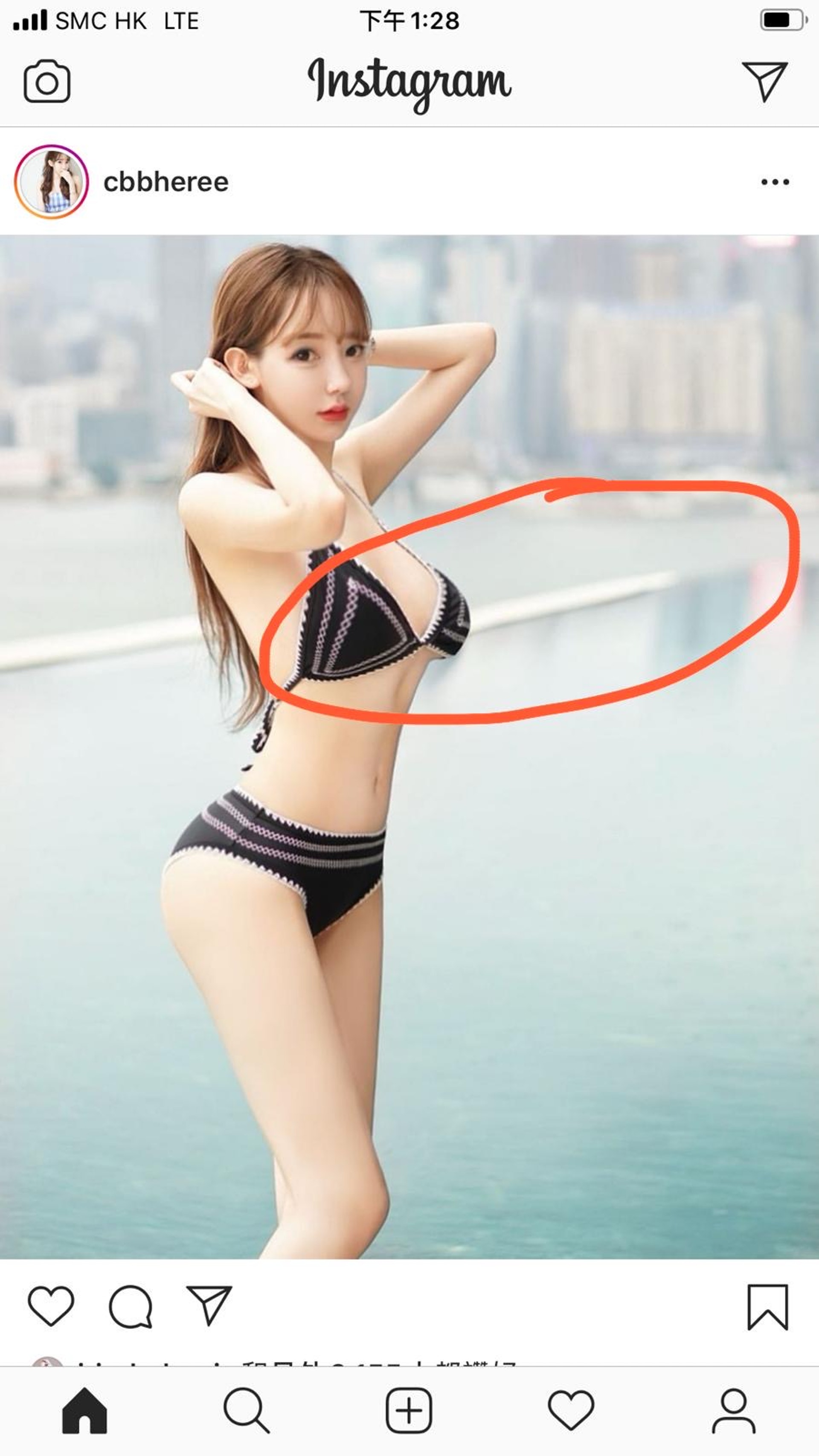 曾和陳冠希喇舌暴紅!正妹辣曬「不科學性感照」 網看傻:這裡歪了