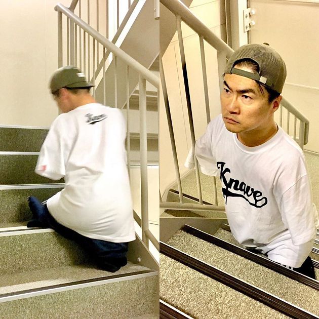 站起來了！乙武洋匡狠甩「狂劈50人」風波　「走路不用扶」影片曝光