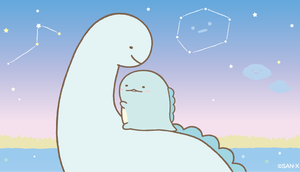 其實蜥蜴的真實身份是恐龍喔!是為了怕被別人發現而被抓走,才會對外謊稱自己是蜥蜴,而唯一知道這個秘密的只有和他處境相同的蛞蝓。蜥蜴其實原本生活在海中,後來才到陸地上生活的,因此非常想念媽媽。