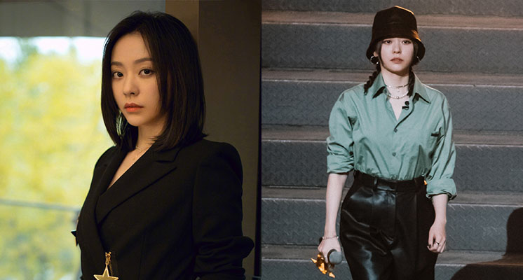 張靚穎「穿鞋爬到餐桌上」！「腳邊食物擺滿滿」　網傻眼：沒素質