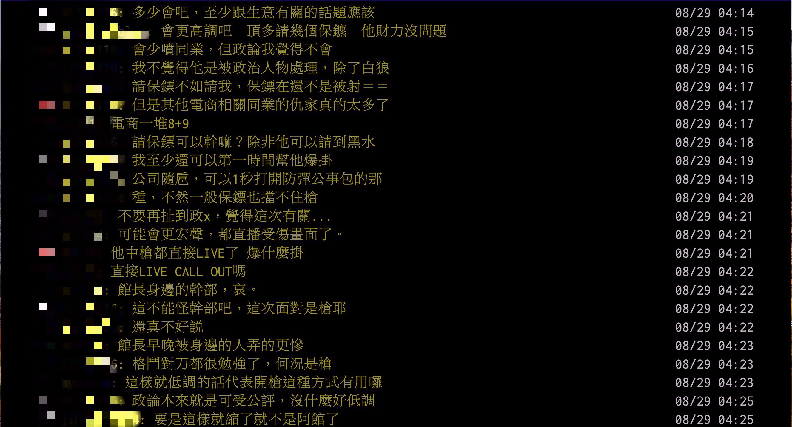 開三槍送醫!他問館長出院後續 網分析:他還會繼續嘴